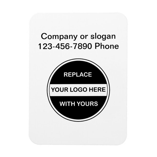 Magnets du logo d'entreprise (Vertical)