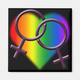 Magnets gay pride cadeaux d'amour lesbiennes du mê