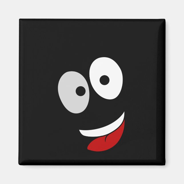 Magnets heureux - Kook Art - Gardez le sourire et  (Devant)