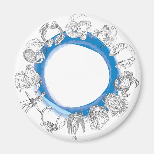 MAGNETS HOROSCOPE WHEEL (Devant)