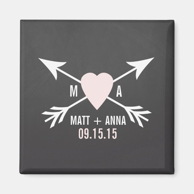 Magnets mariage Chalkboard (Devant)