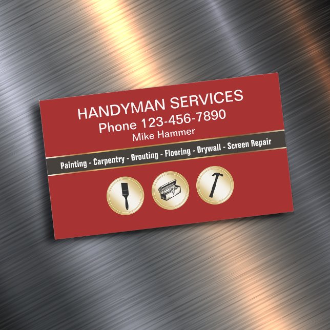 Magnets professionnels Handyman Classé (Créateur téléchargé)