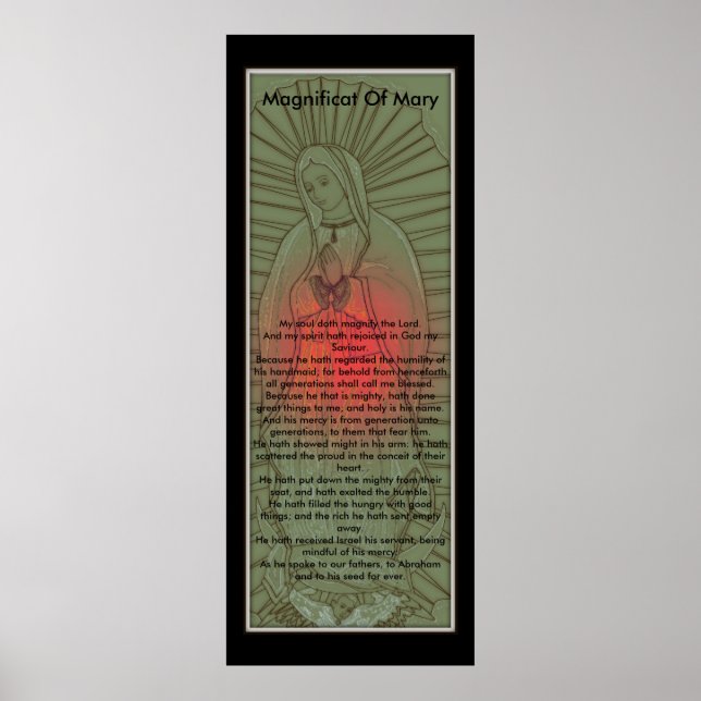 Magnificat of The Blessed Virgin Mary Poster (Front)