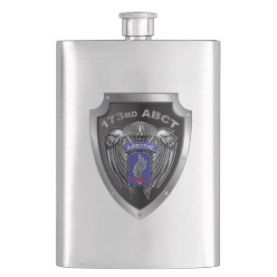 Magnificent 173rd Airborne Brigade Combat Team Hip Flask