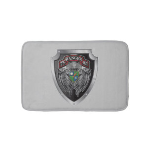 Magnificent 75th Ranger Regimental Scroll Bath Mat