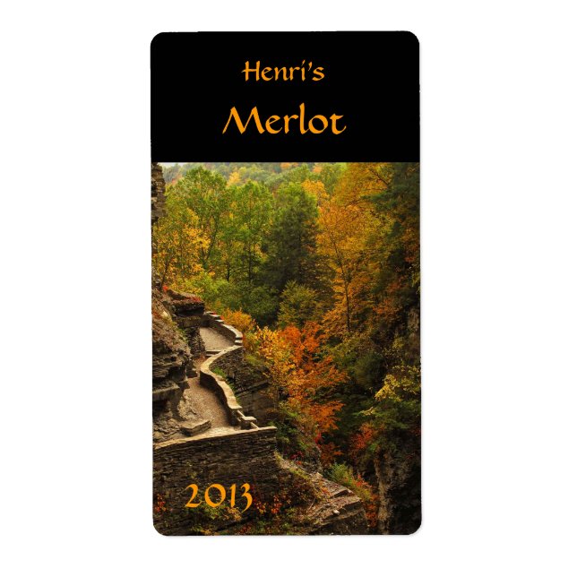 Magnificent Autumn  Wine Label (Front)