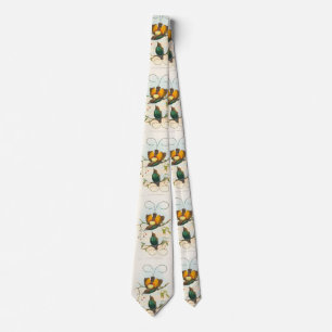 Magnificent Bird of Paradise by John Gould  Tie