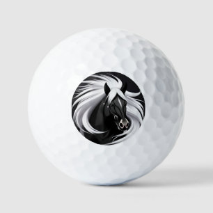 Magnificent Black Horse Golf Balls