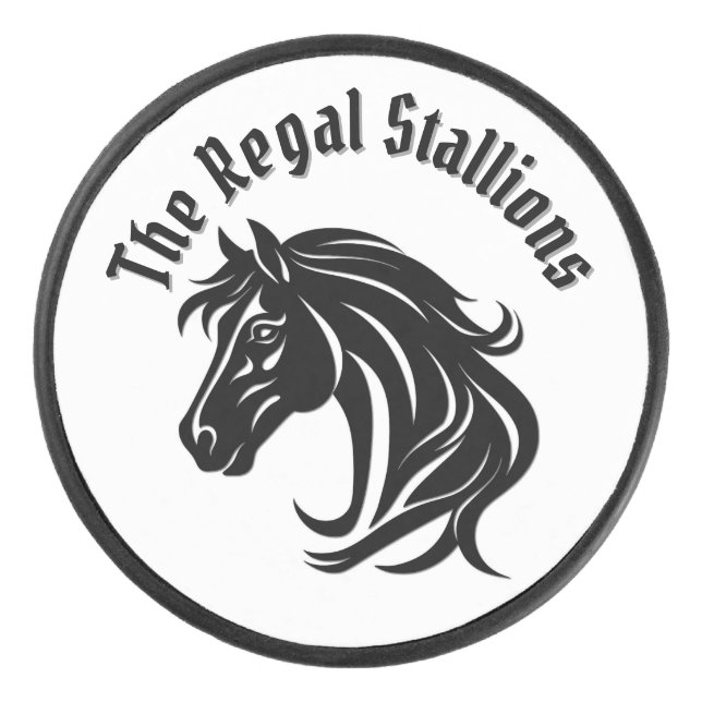 Magnificent Black Horse Head Add Title (Devant)