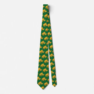 Magnificent Cartoon Rhinoceros Tie