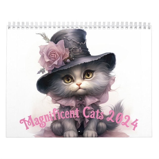 Magnificent Cats Calendar 2024 (Cover)