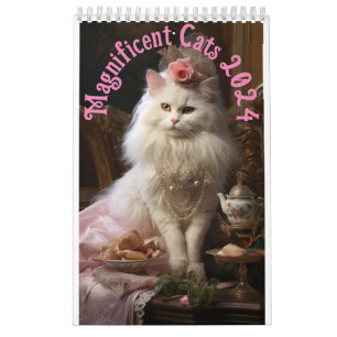 Magnificent Cats Wall Calendrier 2024