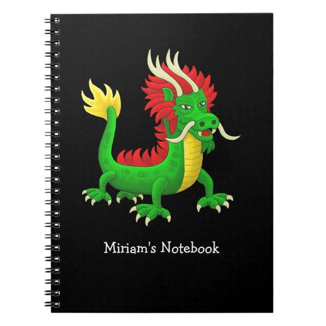 Magnificent Chinese Dragon Notebook (Front)