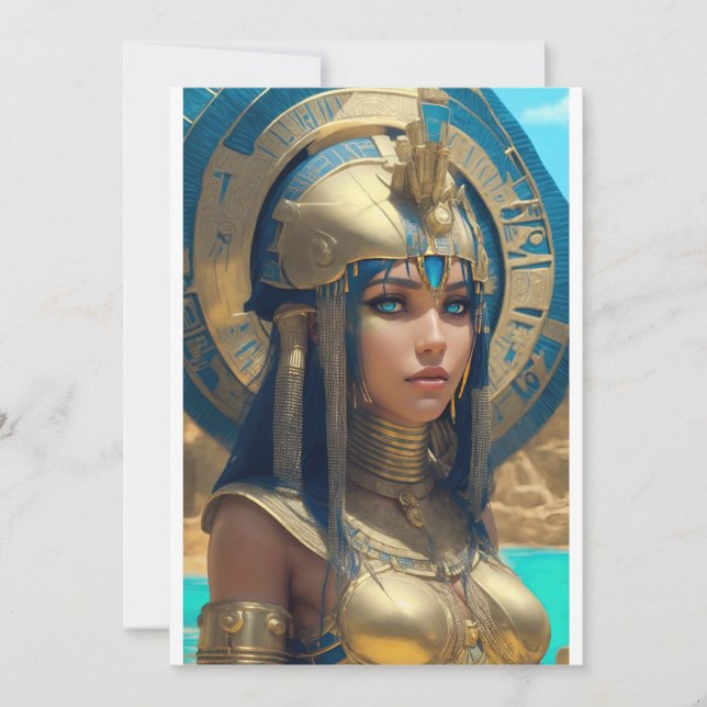 Magnificent Cleopatra Invitation (Front)
