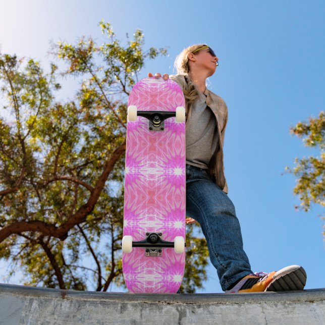 Magnificent Cool Perfect Pink Sparkly Skateboard (Outdoor 1)