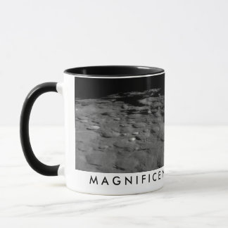 Magnificent desolation moon mug