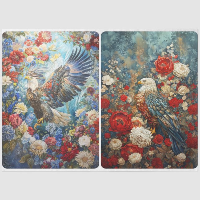 Magnificent Eagles Tissue Paper (Front)