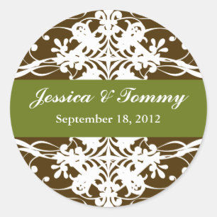 Magnificent Earth Wedding Labels
