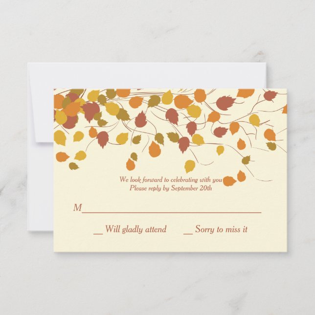Magnificent Fall Response Card (Front)