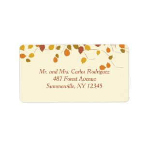 Magnificent Fall Return Address Labels