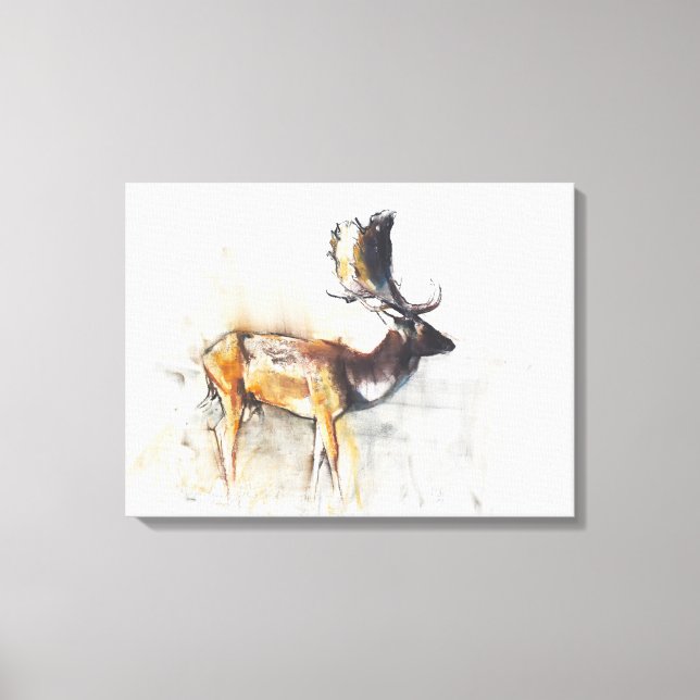 Magnificent Fallow Buck 2006 Canvas Print (Front)