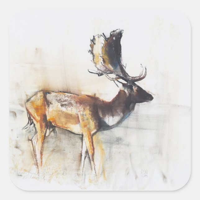 Magnificent Fallow Buck 2006 Square Sticker (Front)