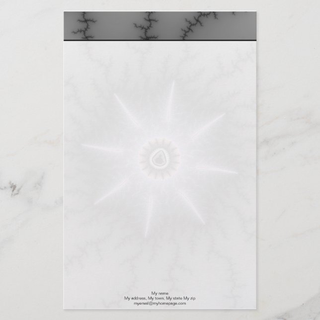 Magnificent - Fractal Stationery (Front)