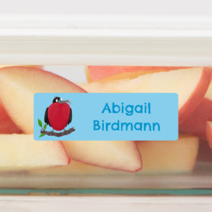 Magnificent frigate bird cartoon personalized