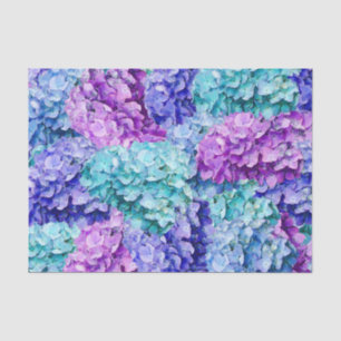 Magnificent hydrangea blossoms     tissue paper