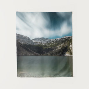 Magnificent lake Krn with mountain Krn, Slovenia Tapestry