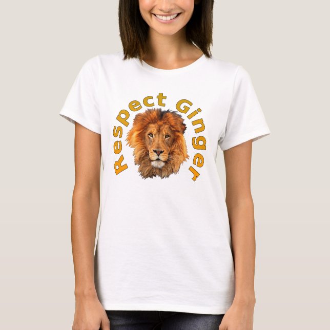 Magnificent Lion's Head Beautifully Regal T-Shirt (Front)