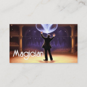 Magnificent Magic Act Magician  Business Card