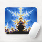 Magnificent Mandelbrot Blue Black Gold Fractal