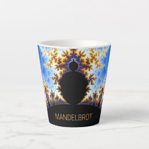 Magnificent Mandelbrot Fractal Latte Mug