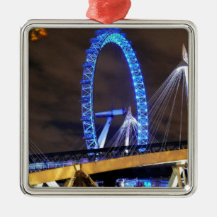 Magnificent! Millennium Wheel London Metal Ornament