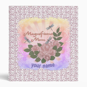 Magnificent Mom Roses custom binder