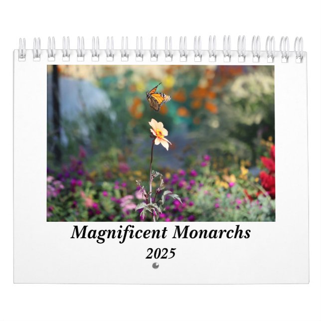 Magnificent Monarchs 2025 Calendar (Cover)