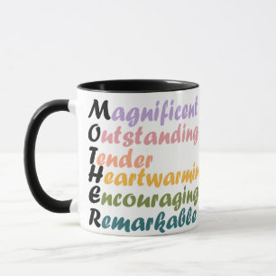 Magnificent Mother Acrostic Quote-best gift- Mug