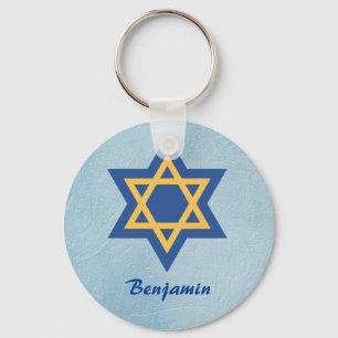 Magnificent Star of David Keychain