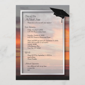 Magnificent Sunrise Class Reunion Invitation