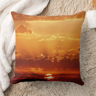 Magnificent Sunset Throw Pillow