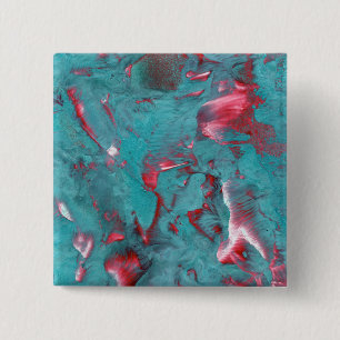 Magnificent Swirled Marble 2 Inch Square Button