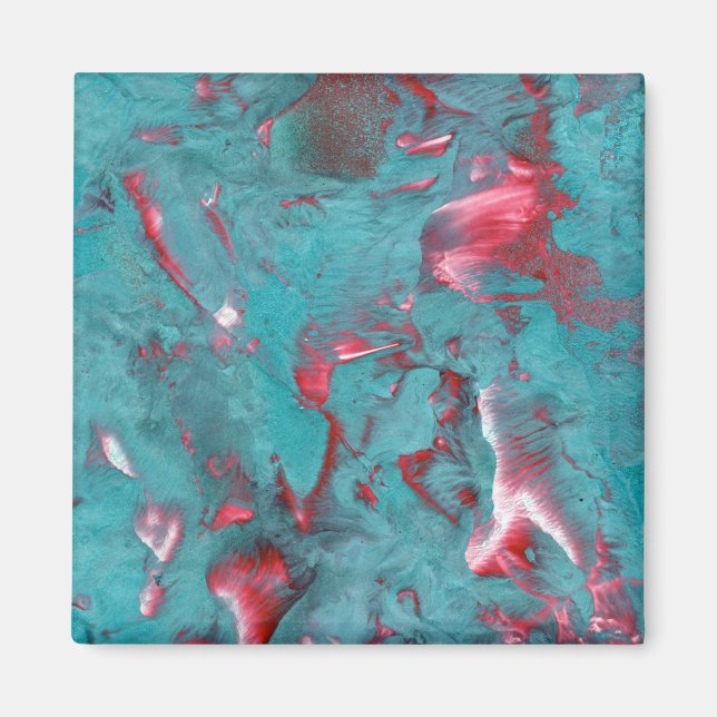 Magnificent Swirled Marble Magnet (Front)