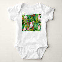 Magnificent tropical plants and birds leggings