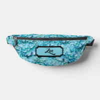 Magnificent, turquoise hydrangea blossoms, custom