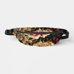 Magnificent Vintage Floral Arrangement Fanny Pack