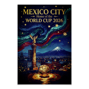 Magnificient and Luxury Mexico City Artwork Poster