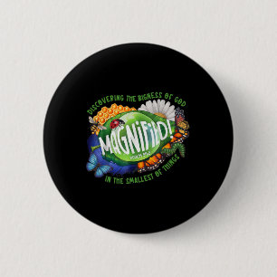 Magnified Vbs 2025 Discovering The Bigness Of God 2 Inch Round Button