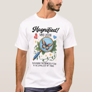Magnified VBS 2026 Butterfly Discovering The Bigne T-Shirt