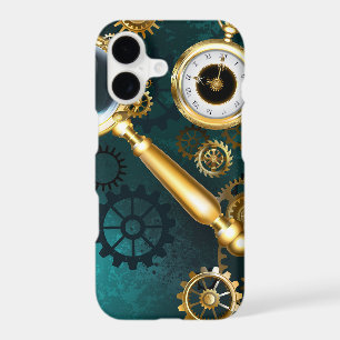 Magnifier in Steampunk Style